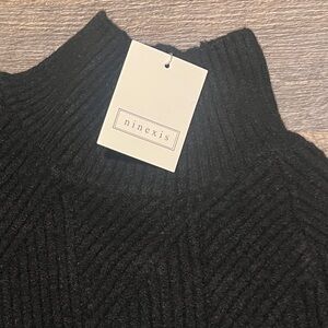 Black Turtleneck Sweater